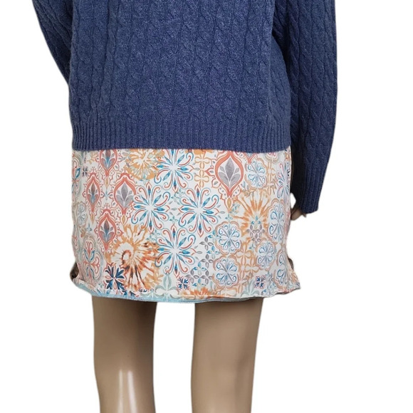 Talbots Everyday Stretch Skort Freshwater Medallion - Picture 3 of 6